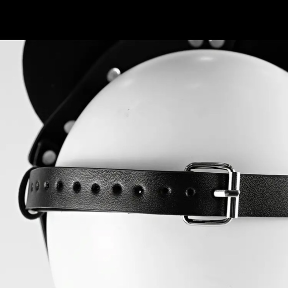 Cosplay Leather Cat Mask OS Adjustable buckle - Picture 7 of 7